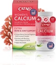 CATALO Γυναικείο Ασβέστιο με AquaminTM Red Algae - Συμπληρώματα Ασβέστου με Βιταμίνη D3, Μαγνήσιο & Ψευδάργυρο - Υψηλή Απορρόφηση - 60 δισκία