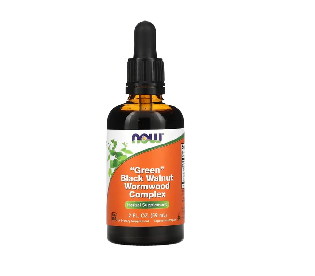 NOW Foods - Green Black Walnut Wormwood Complex (60mL) - 2 oz