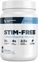 Διαφανή εργαστήρια Stim-free προ-εργασία - Caffeine & Stim Δωρεάν προετοιμασίας σκόνη για άνδρες και γυναίκες με Beta Alanine σκόνη, Citrulline Malate, & elevATP - 30 εξυπηρετούν, Blue Raspberry