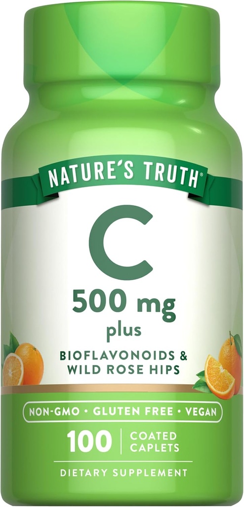 Nature's Truth Vitamin C with Rose Hips and Bioflavonoids 