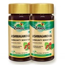 Zandu Ashwagandha κάψουλες (120 κάψουλες λαχανικών), Formated with Pure Extracts of Ashwagandha, Immunity Booster, For Natural Body Strength, Stress Buster (Pack of 60 x 2)