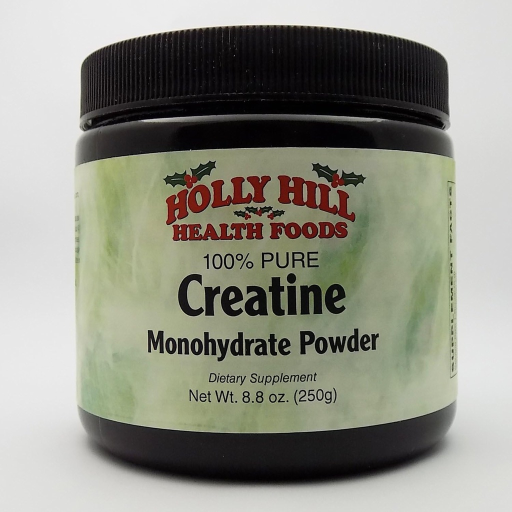 Holly Hill Health Foods, 100% καθαρή σκόνη μονοϋδρικής κρεατίνης, 8.8 ουγγιά