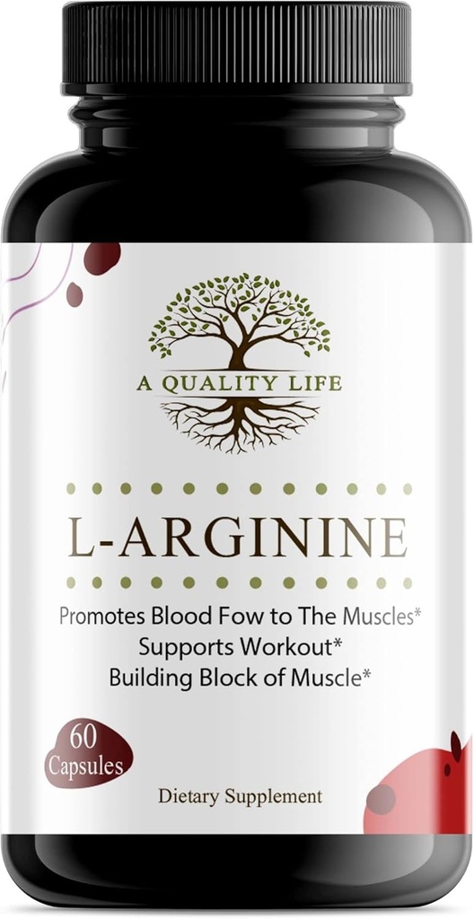 Extra Strength L Arginine Συμπληρώματα για Σταμίνα, Μυς, Αγγειότητα & Ενέργεια