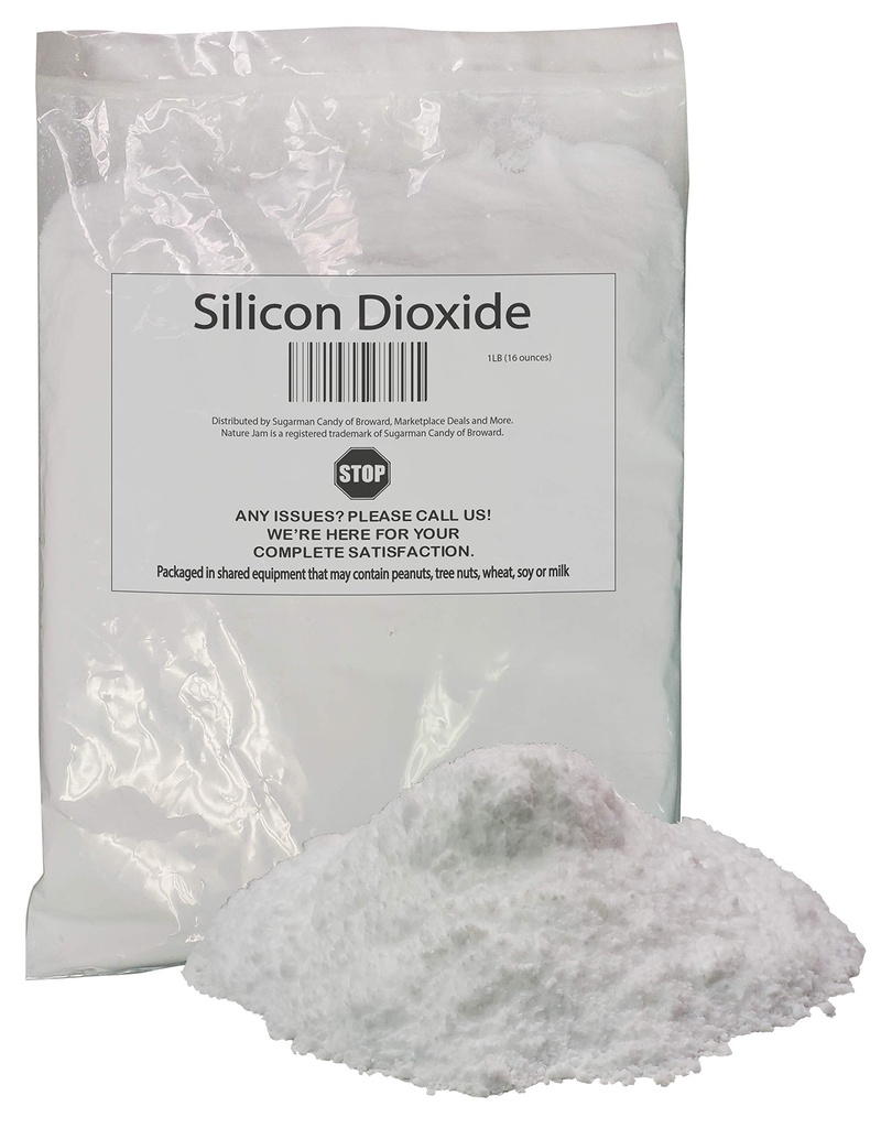 Silicon Dioxide 1 Pound-Silica Powder-Anti Caking Agent