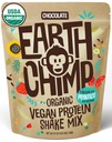 EarthChimp Organic Vegan Protein Powder - με Προβιοτικά - Μη ΓΤΟ, Γαλακτοκομικά Χωρίς, Μη Ορός γάλακτος, Φυτική Σκόνη Πρωτεϊνών για γυναίκες και άνδρες, Χωρίς Γλουτένη - 52 Μερίδες, 64 Οζ (Σοκολάτο)