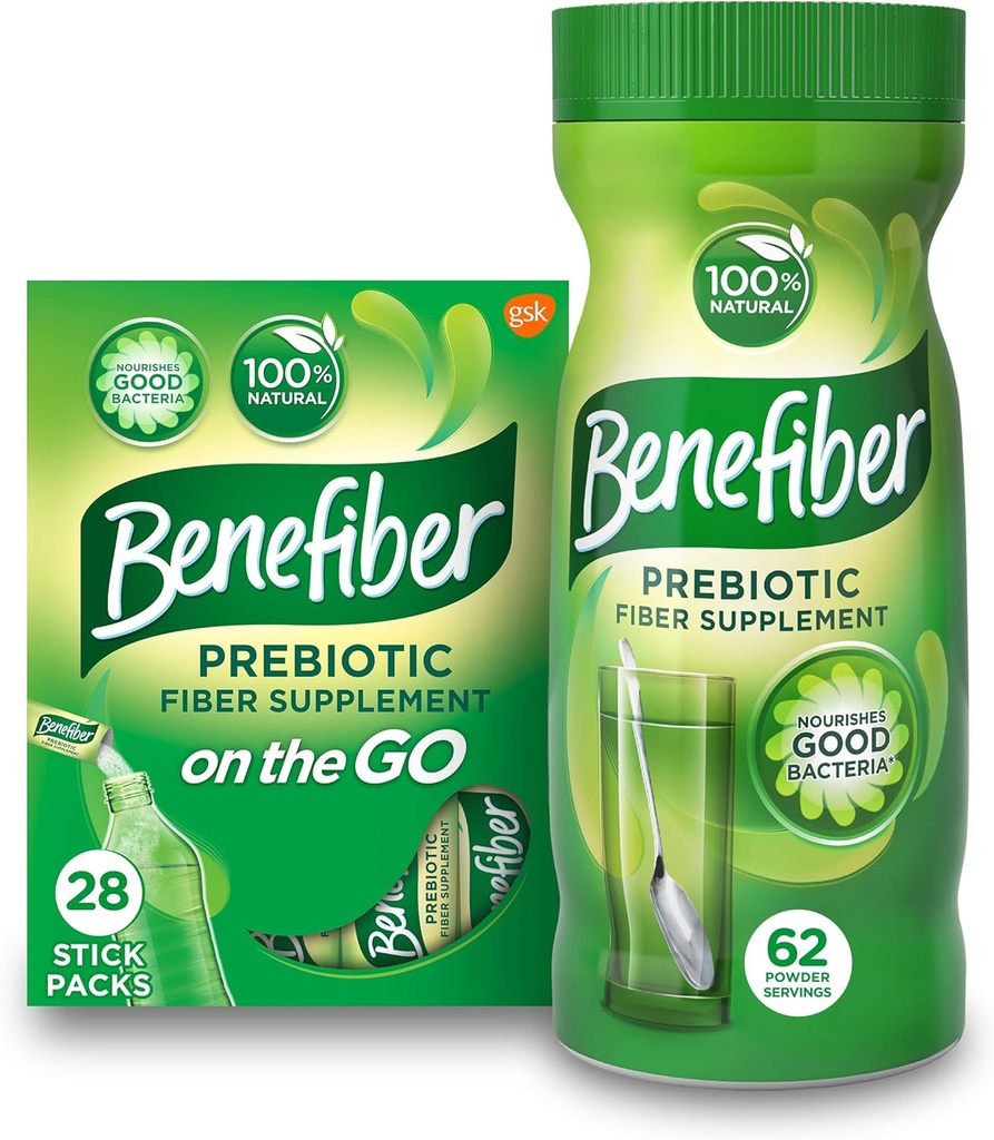 Beneiber καθημερινή Prebiotic διατροφής συμπλήρωμα ινών συσκευασίες σκόνης Stick, 28 Sticks, 3.92 Ουγγιά κάθε και Beneiber καθημερινή Prebiotic διατροφής συμπλήρωμα ινών σκόνη, 62 εξυπηρετούν / 8.7 Ουγγιά