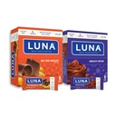 LUNA Bar - Variety Pack - Nutz Over Chocolate and Chocolate Cupcake Flavor - Snack Bars - Μη ΓΤΟ - Γλουτένη-free Protein Bars - Φτιαγμένα με οργανική βρώμη (12 Pack, 2 Boxes)