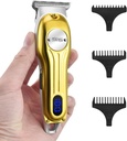 DSP Beard Trimmer για τους άνδρες, Cordless Clipper μαλλιά Shavers, Περικοπτικό προσώπου μαλλιά για Beard & Mustache Trimming, Επαγγελματικό κιτ κούρεμα για τους άνδρες Rechargeable LED Display (Gold)