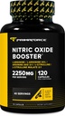 Primaforce Nitric Oxide Booster (2,250mg, 120 Capsules) - 40 Servings of Our Nitric Oxide Boosting Blend for Pre-Workout and Post-Workout