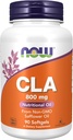 NOW Συμπληρώματα, CLA (Congated Linoleic Acid) 800 mg, Διατροφικό Έλαιο, 90 Softgels