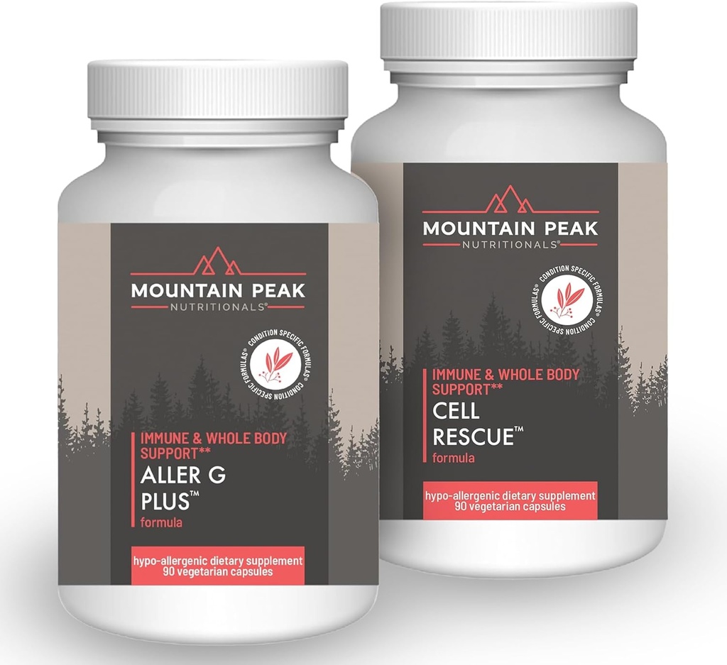 Διατροφικές Mountain Peak Immune Aller G Plus για εποχιακή αναπνευστική υγεία & διάσωση κυττάρων με Turmeric & Bromelain – Hypoallergenic συμπληρώματα για όλη την ευεξία του σώματος