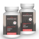 Mountain Peak Nutritionals Immune Support Combo Pack – Aller G Plus for Seasonal Respiratory Health & Cell Rescue with Turmeric & Bromelain – Hypoallergenic Supplements for Whole Body Wellness