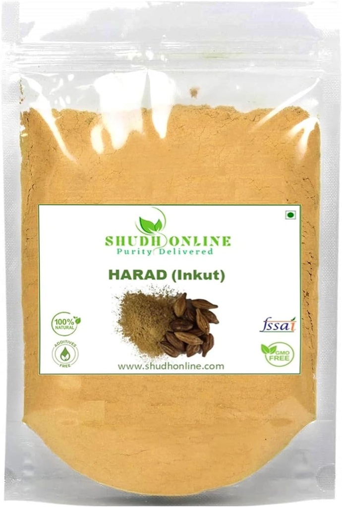 KRISTINA Harad Powder, Haritaki, Inknut Powder, Haralu (100 γραμμάρια), Harar, Karakkaya, Kaudukai, Terminalia Chebula για απώλεια βάρους, Digetion, Πρόσωπο, Σκοτεινοί κύκλοι