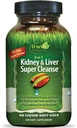 Irwin Naturals 2-σε-1 Kidney & Liver Super Cleanse - 60 Liquid Softgels - Υψηλής ισχύος, πλήρη υποστήριξη σώματος με ιχθυέλαιο, ψευδάργυρο, μαγνήσιο, και κάλιο