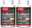 Jarow Formulas Q-Absorb Co-Q10 100 mg - 60 Softgels, Πακέτο 2 - Υψηλή Απορρόφηση Co-Q10 - Αντιοξειδωτική Υποστήριξη για τη Μιτοχονδριακή Ενέργεια Παραγωγή & Καρδιαγγειακή Υγεία - Μέχρι 120 Σύνολο Υπηρεσίες