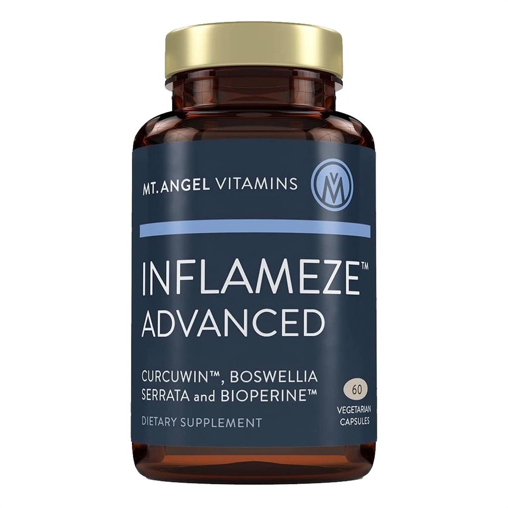 Mt. Angel Vitamins: Φλεγμονή Προηγμένη. Κοινή υγεία, προστασία κολλαγόνου, συμπλήρωμα κουρκουμά, 60 κάψουλες