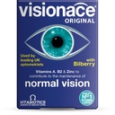 Vitabiotics Visionace Original - Nutritional Multivitamin for Normal Vision | Vitamins A, B2 and Zinc - 30 Tablets