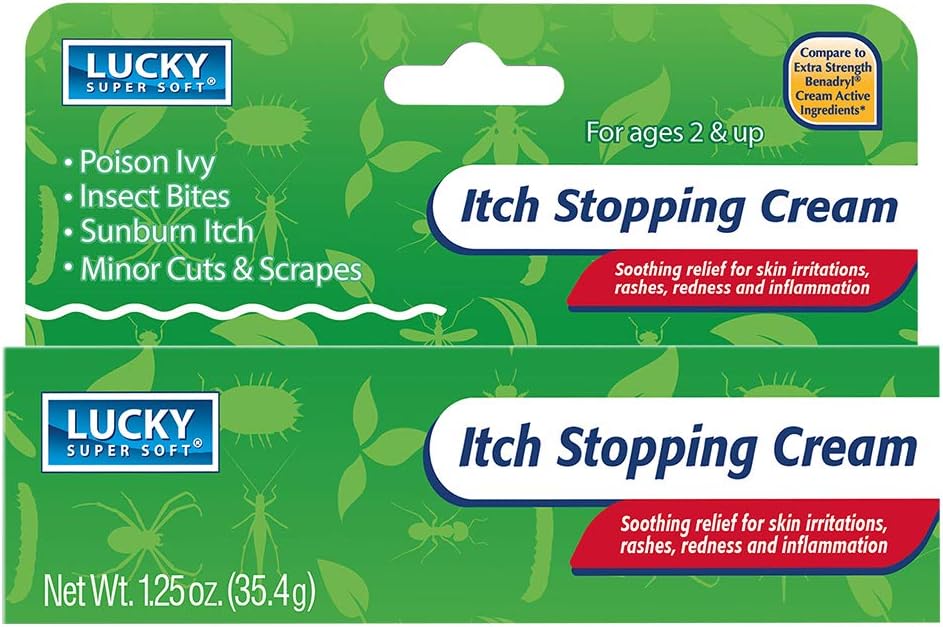 Lucky Super Soft Itch Διακοπή κρέμα, 1.25 ουγγιά