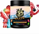 Προ προπόνηση Gummies Elite Καύσιμο - Ατελείωτη ενέργεια, άμεσο κέρδος δύναμης, Έντονη αντλία, Ενισχυμένη παραγωγή ενέργειας και βελτιωμένη αθλητική απόδοση, απόδοση αντοχής