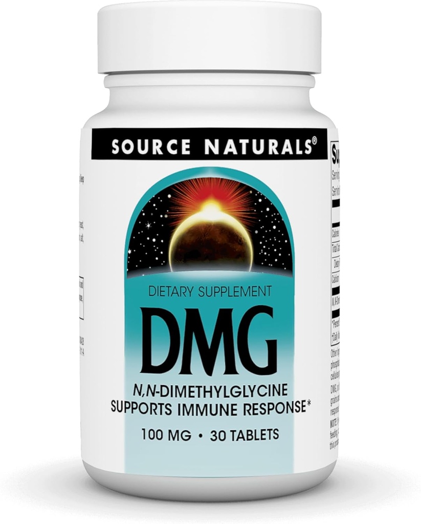Source Naturals, Inc. DMG 100mg 30 Tablet