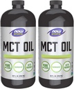 Τώρα τρόφιμα MCT 100% πετρέλαιο, 32 fl oz (πακέτο των 2)