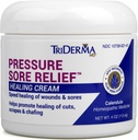 TriDerma MD Sore Relief healing Cream για τη θεραπεία έλκη κρεβατιού, έλκη, πληγές πίεσης, επούλωση τραύματος, Chafed δέρμα και σκληροθεραπείες δέρματος με Calendula και AP4 Aloe, 4 oz Jar