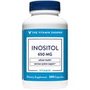Η βιταμίνη Shoppe Ινοσιτόλη 650MG, υποστηρίζει υγιή ηπατική & κυτταρική λειτουργία (300 κάψουλες)