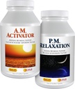 ANDREW LESSMAN A.M. Activator and P.M. Relaxation Kit - 30 κάψουλες του κάθε - A.M. Activator Προάγει την Ενέργεια και το Λιπαρά Μεταβολισμό Ενώ P.M. Relaxation Ενθαρρύνει έναν Ξεκούραστο Νυχτερινό Ύπνο