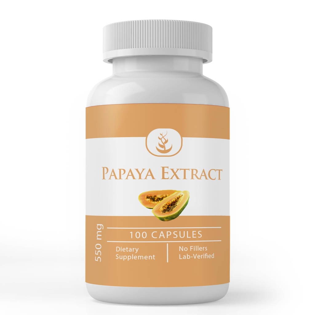 PURE ORIGINAL INGREDIENTS Papaya Extract, (100 κάψουλες) Πάντα καθαρό, χωρίς πρόσθετα ή πληρωτικά, Εργαστήριο Επαληθευμένο