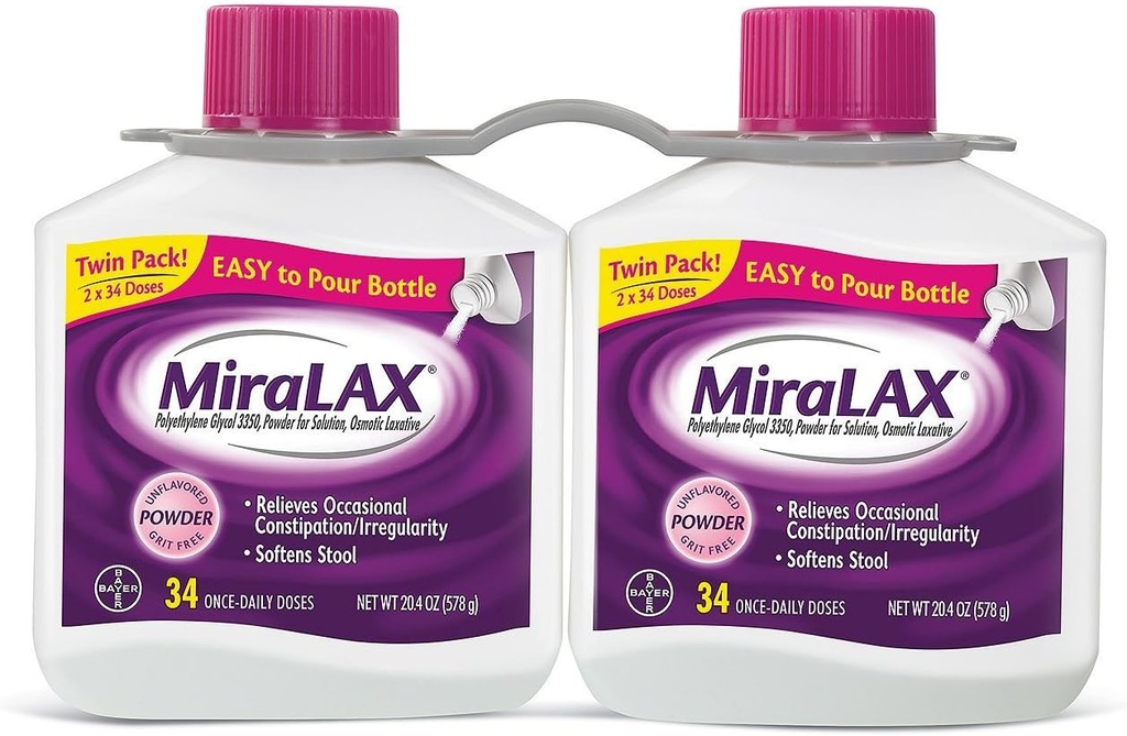 MiraLAX σκόνη συμπλήρωμα για την έκρηξη, 40.8 ουγγιά