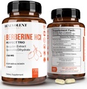 Premium Berberine HCL 730mg - 120 VCAPS Perfect Trio Complex με μη ΓΤΟ Jiaogulan & Quercetin