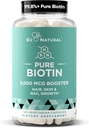 Biotin 5000 mcg συμπλήρωμα νυχιών δέρματος μαλλιών – Υψηλής ισχύος ανάπτυξη μαλλιών Βιταμίνες για γυναίκες και άνδρες – Παρέχετε ισχυρή υποστήριξη για υγιή μαλλιά, ισχυρότερα νύχια και λαμπερό δέρμα – 120 Vegan μαλακές κάψουλες