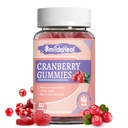 Cranberry Gummies 1000mg, Cranberry Συμπληρώματα για τις γυναίκες, με D-Mannose 250mg, Womens Probiotic Gummies, Urinary Tract Health, Cranberry Flavor, ΟΧΙ ΓΤΟ, 60 Count