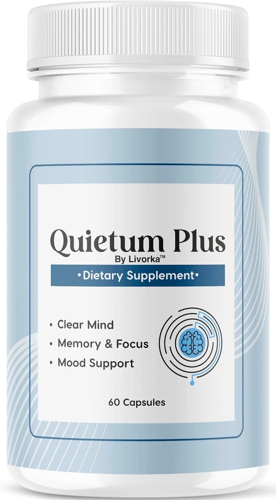 Quietum Plus - Επίσημη Quietum Plus Advanced Supplement Formula, Original Quietum Plus Reviews, All Natural QuietumPlus Advanced Formula for Healthy Ear, 60 κάψουλες για 1 μήνα