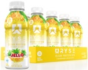 RYSE Clear Protein Drink - Jell-O Island Pineapple - 100 θερμίδες, 22g Whey Isolate Protein Shake, Sugar-Free, 0g Λίπος & Λακτόζη-Free - Αναζωογονητικό Ready-to-Dink Beverage - 16,9 fl oz Μπουκάλια (12-Pack)