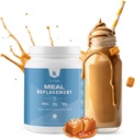 TeamKeto Meal Replacement Powder Gluten Free Περιέχει σκόνη MCT, λάδι καρύδας, σκόνη πρωτεΐνης ορού γάλακτος με χλόη & 100% φυσικές γεύσεις για Boost Ketosis- χαμηλή υδατάνθρακες & ενέργεια Boost- 742g- Αλάτι Caramel
