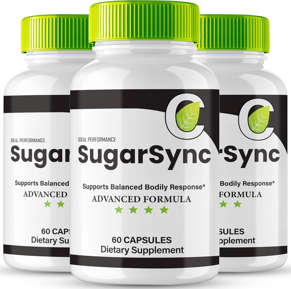 Sugar Sync Capsules, SugarSync Glyco Optimizer Supplement, Sugar Sync Joint Optimizer - Μέγιστη δύναμη, Sugar Sync Gluco Cleanse Detox Advanced Formula, SugarSync Glycol Reviews (3 Pack)