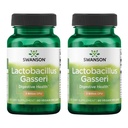 Swanson Lactobacillus Gasseri - Probiotic συμπλήρωμα που υποστηρίζει την Digestive Υγεία με 3 δισεκατομμύρια CFU - Σχεδιασμός-απέλαση κορεσμού & λιπώδης μεταβολισμός Υποστήριξη - (60 κάψουλες λαχανικών) 2 μπουκάλια