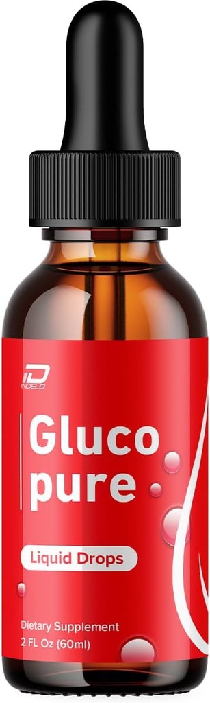 Gluco Pure Drops Υγιεινή Φόρμουλα - Dietary Supplement Drops - Extra Strength GlucoPure Liquid Drops, Gloco Pure Drops Reviews (1 Pack – 1 Month Supply)