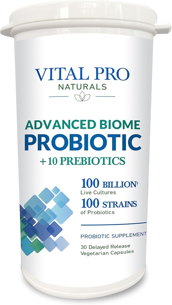 Vital Pro Naturals - Advanced Biome Probiotic Plus Prebiotics 30 Κάψουλες