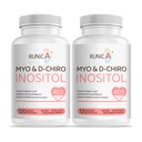 Myo-Inositol & D-Chiro Inositol (40:1 Ratio) - Supports Cycle Regularity & Ovarian Function - 240 Capsules, 60-Day Routine Bundle
