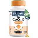 FREEDA CoQ10 100mg - Kosher Coenzyme Q10 Συμπλήρωμα διατροφής για την καρδιοαγγειακή υγεία της καρδιάς, την υποστήριξη της αρτηριακής πίεσης, την υγεία των στοματικών ούλων, και την υγιή γήρανση - Αγνή κάψουλες CoQ10, 100 κόμης