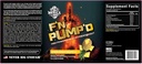 'Merica Labz F'N Pump'D Stimulant Free, Nitric Oxide,Fully Dosed, Pump PreWorkout Powder (20 Servings) (Upside Down Pineapple)