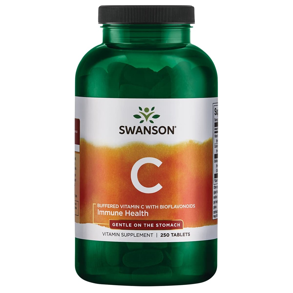 Swanson BUFFERED C W/BIOFLAV 1.000MG 250 TAB
