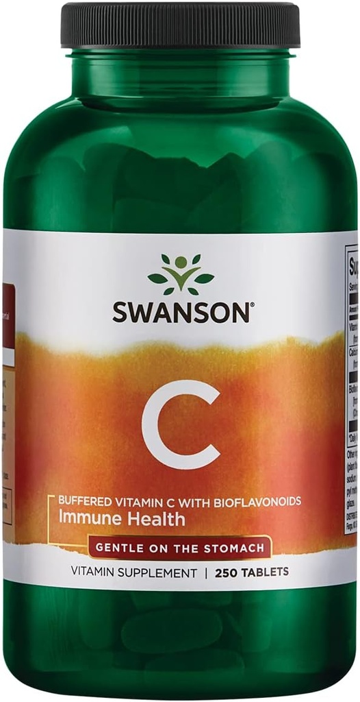 Swanson BUFFERED C W/BIOFLAV 1.000MG 250 TAB