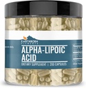 Earthborn Elements Alpha-Lipoic Acid 200 Κάψουλες, Καθαρό & Μη αραιωμένο, Χωρίς Πρόσθετα