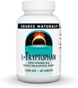 Source Naturals L- Tryptophan με Βιταμίνη B-6 - Mood, Relaxation and Sleep - 1000mg - 60 δισκία