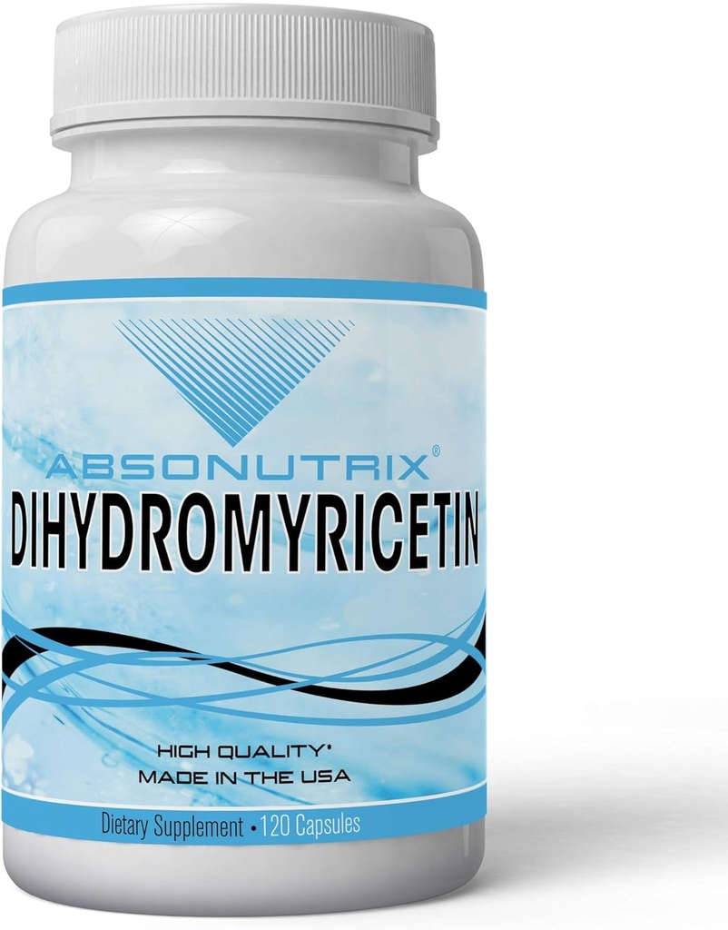 Absonutrix Dihydromyricetin - 520 mg, 120 μερίδες, Made in USA, Γρήγορη απορρόφηση, ποιοτικά ισχυρά συστατικά, τρίτο μέρος δοκιμαστεί, μη GMO, GMP Certified, σκληρή δωρεάν προϊόντα