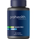 ProHealth NADH Pro - Boost NAD+ (25 mg, 60 Fast-Acting lozenges) Boost Energy, Memory and Focus | Mood Support | Antioxidant | ATP Production