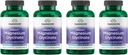 Swanson Chelated Magnesium 133 Milligrams 90 Κάψουλες (4 Συσκευασία)